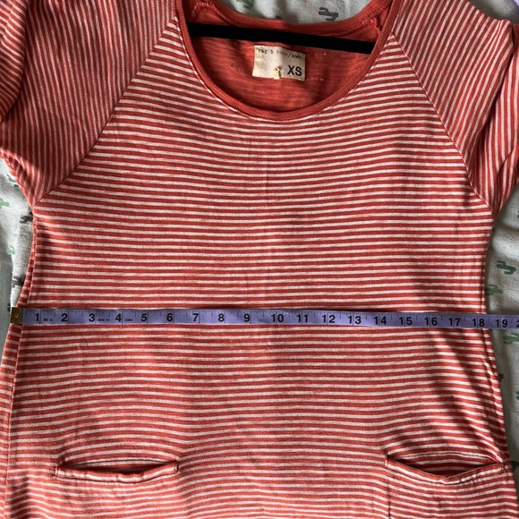 Rag & Bone t-shirt dress striped cotton - Picture 5 of 10